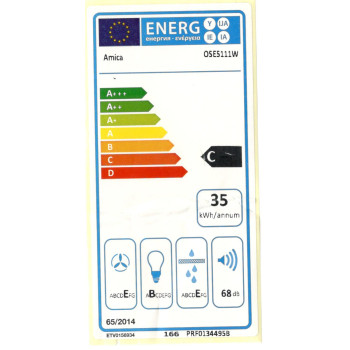 Amica OSE5111W fehér hagyományos 50cm elszívó