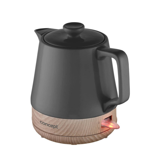 Concept RK0062 kerámia vízforraló 1 L, szürke