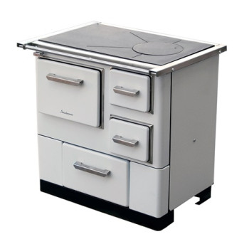 Warnex MBS3-EL-N zománcozott BALOS sparhelt fehér