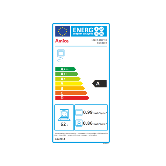Amica BOC4510 Beépíthető Sütő