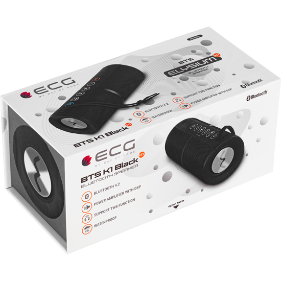 ECG BTS K1 Black Bluetooth hangszóró