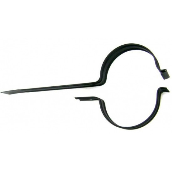 Fekete csőbilincs 130-as 0,5mm