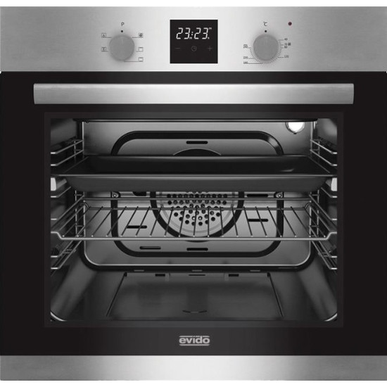 Evido Comfort 60X inox beépíthető sütő BOC6DX.2