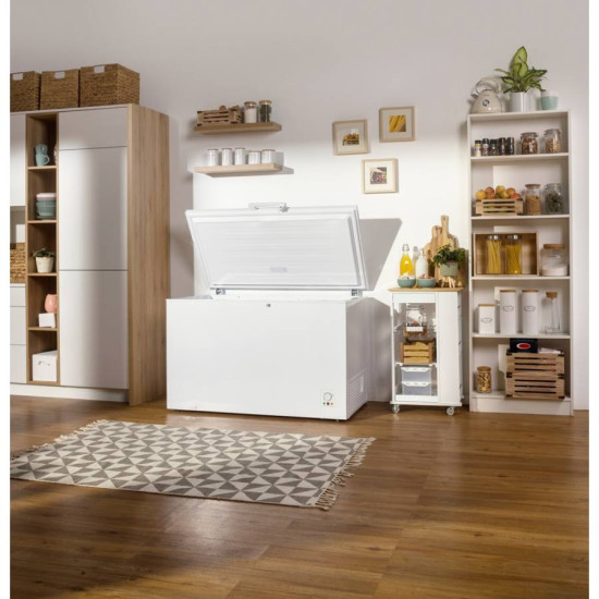 Gorenje FH451CW 457l fagyasztóláda 150/85/74cm -15°C-os külső hőmérsékleten is működik! 