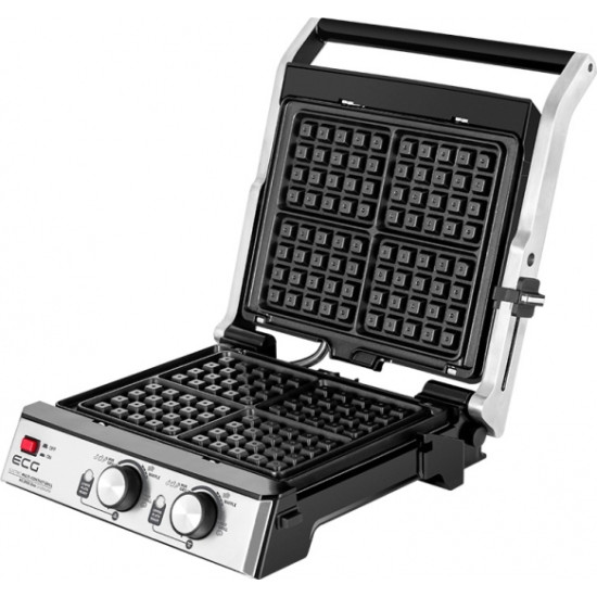 ECG KG 2033 Duo Grill & Waffle Kontaktgrill