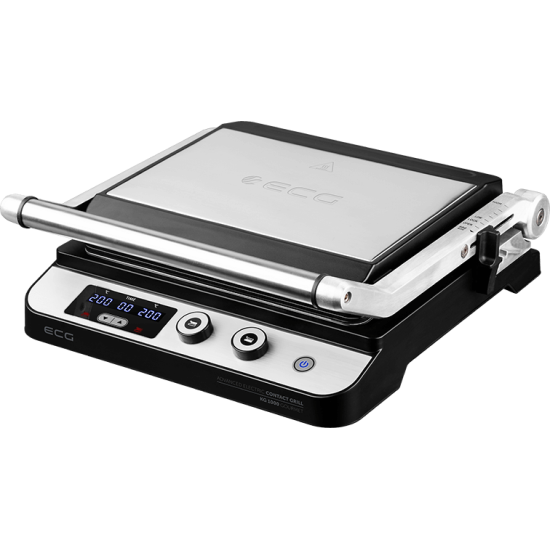 ECG KG 1000 gourmet kontaktgrill KG1000 2 független termosztáttal