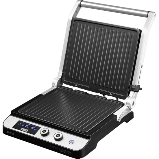 ECG KG 1000 gourmet kontaktgrill KG1000 2 független termosztáttal