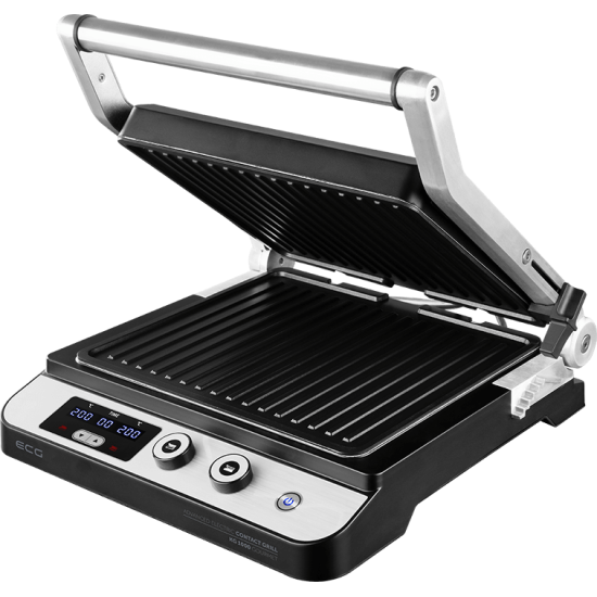 ECG KG 1000 gourmet kontaktgrill KG1000 2 független termosztáttal