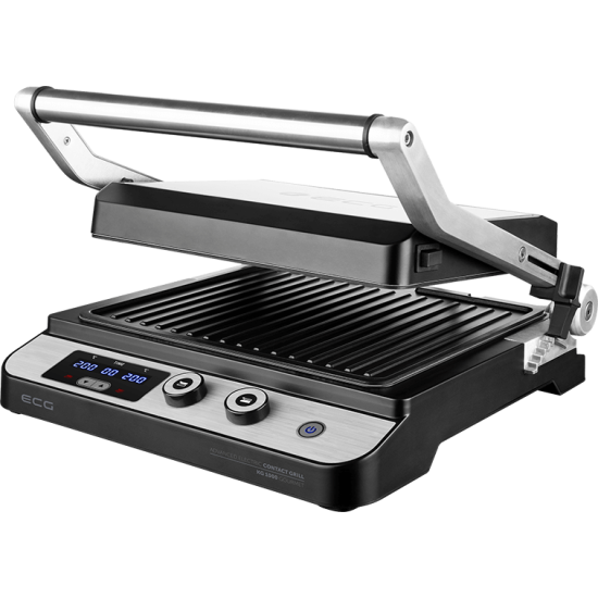 ECG KG 1000 gourmet kontaktgrill KG1000 2 független termosztáttal