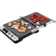 ECG KG 1000 gourmet kontaktgrill KG1000 2 független termosztáttal