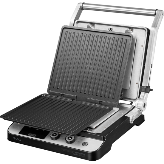 ECG KG 1000 gourmet kontaktgrill KG1000 2 független termosztáttal