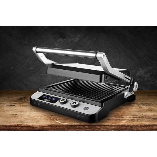 ECG KG 1000 gourmet kontaktgrill KG1000 2 független termosztáttal