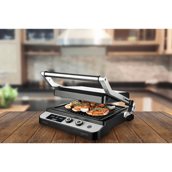 ECG KG 1000 gourmet kontaktgrill KG1000 2 független termosztáttal