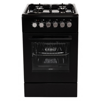 MPM MPM-54-KGM-12B fekete színű kombinált tűzhely 54KGM12B