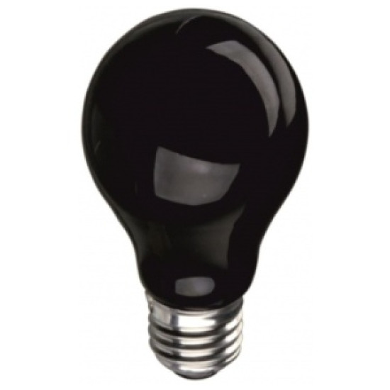 Fekete terrárium izzó A60 60W E27 Helios NOC2172