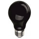 Fekete terrárium izzó A60 60W E27 Helios NOC2172