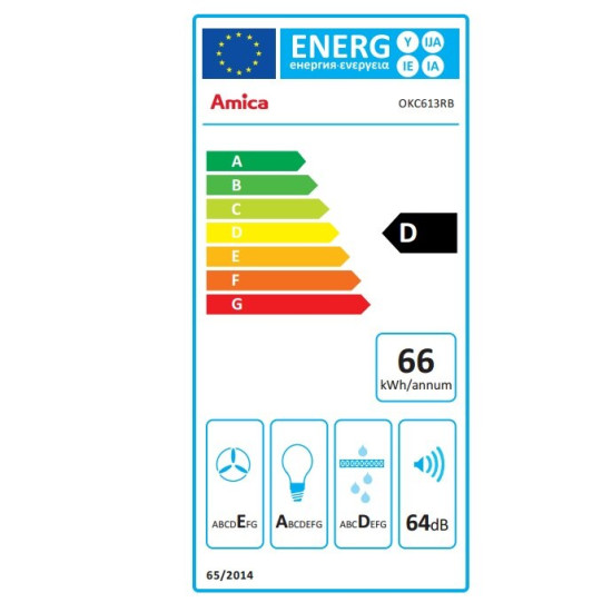 Amica OKC613RB Rusztikus kürtős elszívó