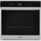 Whirlpool W7 OM4 4S1 P pirolitikus beépíthető sütő inox szegély, fekete full üveg,