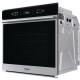 Whirlpool W7 OM4 4S1 P pirolitikus beépíthető sütő inox szegély, fekete full üveg,