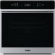 Whirlpool W7 OM4 4S1 P pirolitikus beépíthető sütő inox szegély, fekete full üveg,