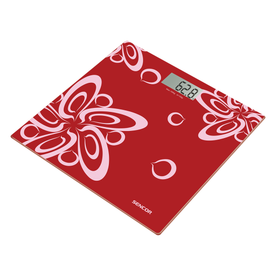 Sencor SBS2507RD személyi mérleg piros