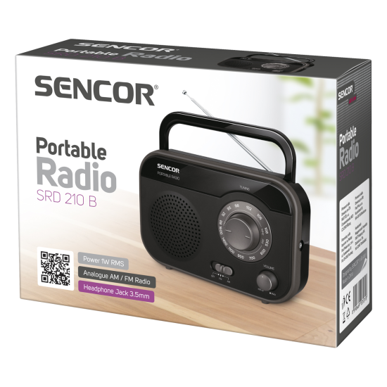 Sencor SRD210B táskarádió