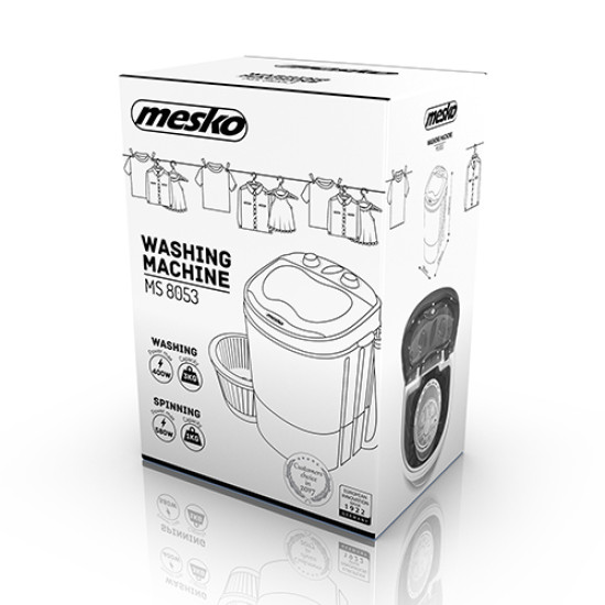 Mesko MS8053 mini mosógép MS-8053