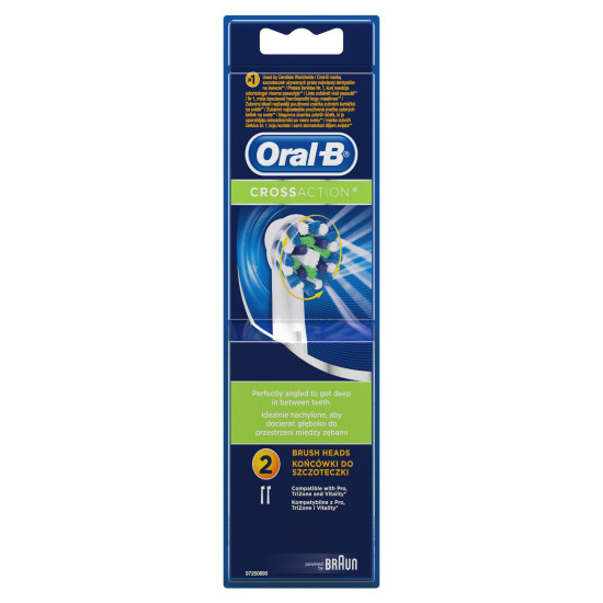 Oral-B EB50-2 Cross Action pótfej, 2db