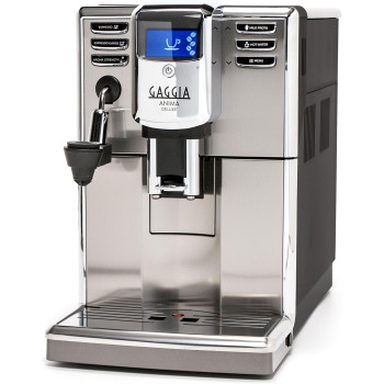 Gaggia Anima Deluxe automata kávé és eszpresszógép, amely automatikus habosítót tartalmaz lattékhoz, cappuccinókhoz programozható opciókkal