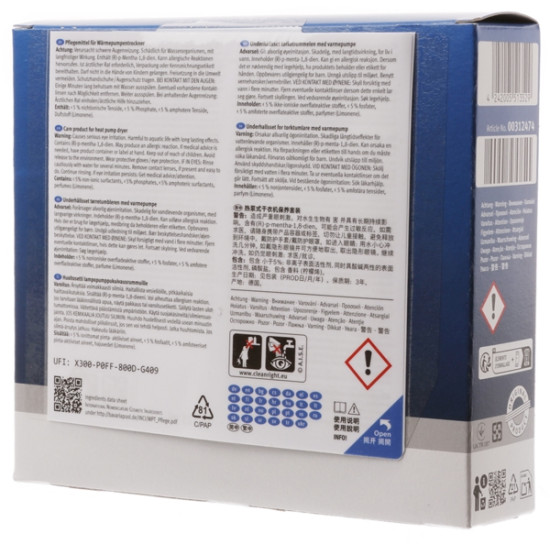 Bosch karbantartó csomag hőszivattyús szárítógépekhez 4X125ml 00312474 