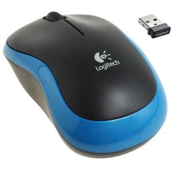 Logitech M185 BLUE vezeték nélküli egér 910-002239