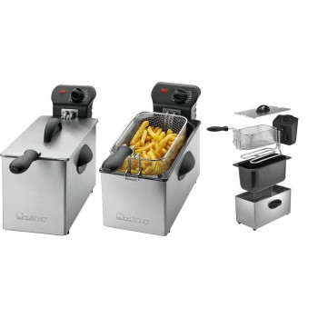 Clatronic FR 3586 Fritőz 2000 W, rozsdamentes acél