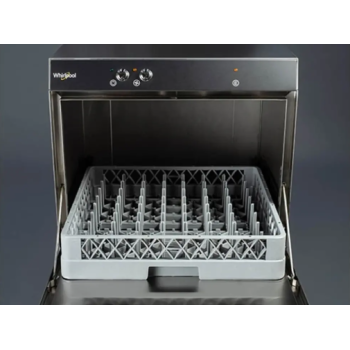 Whirlpool EDM 5 DU professzionális ipari mosogatógép, inox, 18 teríték, mosogatás 60-480 másodperc alatt,  3900 W, 230V, 56.5x61x82.5 cm