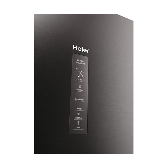 Haier HDPW3620DNPD NoFrost Air Surround Freshe kombinált hűtőszekrény My Zone tárolófiók -3°C és +5°C, érintő kijelző, vakáció funkció, 289/117l 35dB zaj! 205x59.5x66.7cm