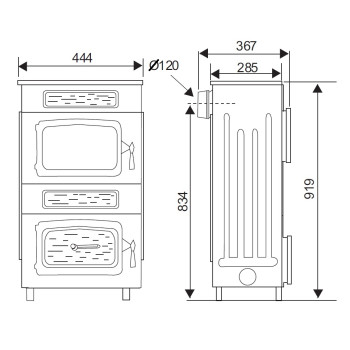 Wamsler Kamino 8 Nosztalgia kályha