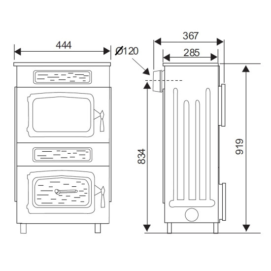Wamsler Kamino 8 Classic kályha