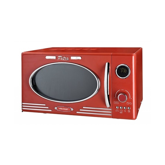 Kalorik MW2500DGR retro mikrohullámú sütő piros 25L