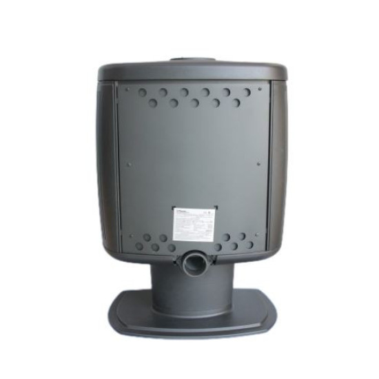 Plamen Roberto öntöttvas kandalló stílusos és eredeti dizájnnal, öntvény tűztérrel, külső levegő csatlakozás, 8.6kW 