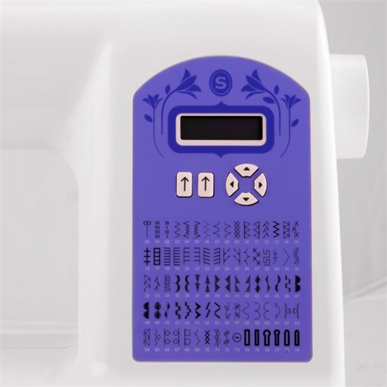 Singer 6680 Starlet varrógép asztallal, 80 öltésminta, akár 6,5 mm széles öltések. LCD kijelző