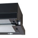 Cata TF-2003/600 GBK/B  LED BLACK GLASS 60cm fekete beépíthető kihúzható konyhai elszívó 600m3