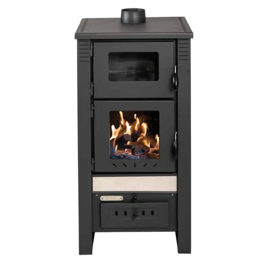 Warnex Taurus csempés sütős kandalló bézs oldalburkolattal, 12kW 