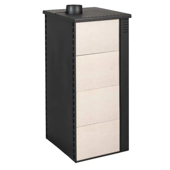 Warnex Taurus csempés sütős kandalló bézs oldalburkolattal, 12kW 