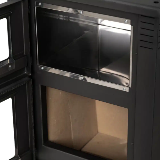 Warnex Taurus csempés sütős kandalló bézs oldalburkolattal, 12kW 