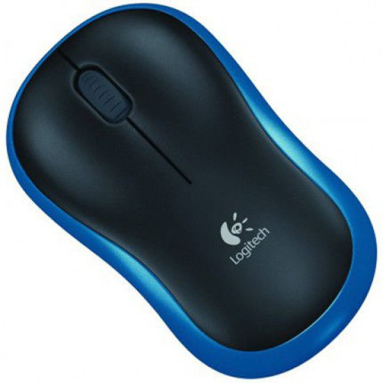 Logitech M185 BLUE vezeték nélküli egér 910-002239