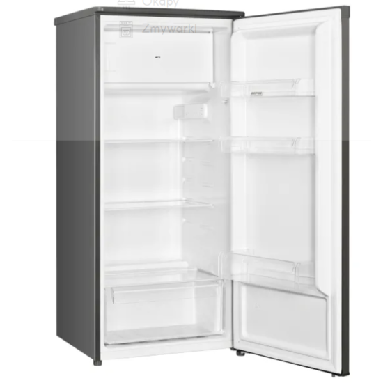 MPM MPM-200-CJ19 E sötét inox egyajtós hűtőszekrény fagyasztóval 55x122x57cm MPM200CJ19E