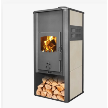 Warnex Roma E csempés vízteres kandalló, bézs, 21.4kW 