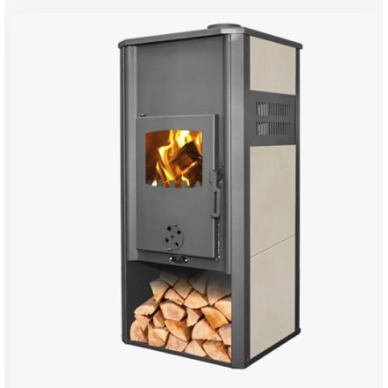 Warnex Roma E csempés vízteres kandalló, bézs, 21.4kW 