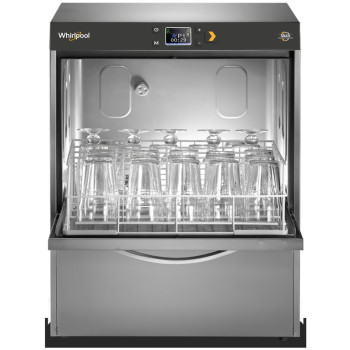 Whirlpool SALUX 230/1  Professzionális rozsdamentes acél AISI304 mosogatógép LCD kijelzővel 