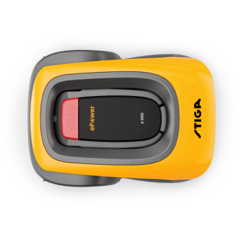 Stiga A 1000 robotfűnyíró,emelésérzékelő, akadályérzékelő, esőérzékelő, lopásriasztás,dokkoló, automatikus töltéshez visszatérés