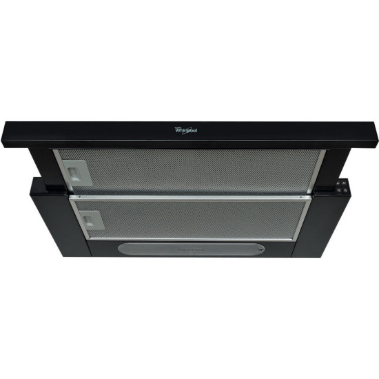 Whirlpool AKR749/1NB beépíthető kihúzható fekete elszívó, 59.9x30x18 cm,AKR 749/1NB